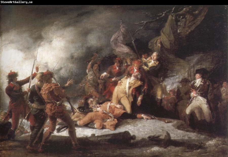 John Trumbull the death of general montgomery